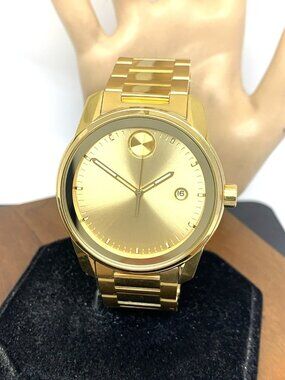 Movado Men's Watch 3600861 Bold Swiss Quartz Gold Tone Stainless Steel 42mm